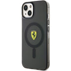 Ferrari MagSafe dėklas iPhone 14 Plus – juodas