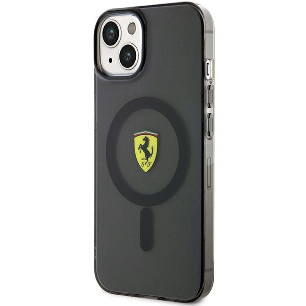 Ferrari MagSafe dėklas iPhone 14 Plus – juodas