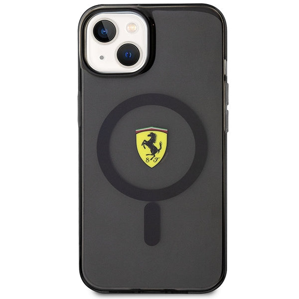 Ferrari MagSafe dėklas iPhone 14 Plus – juodas