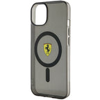 Ferrari MagSafe dėklas iPhone 14 Plus – juodas