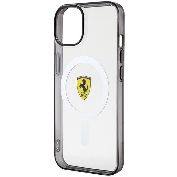 Ferrari MagSafe dėklas iPhone 14 Plus – skaidrus
