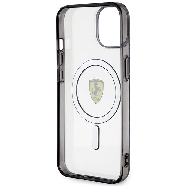 Ferrari MagSafe dėklas iPhone 14 Plus – skaidrus