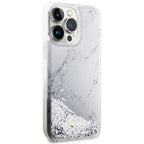 Guess dėklas iPhone 14 Pro Max – baltas (Marble)