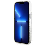 Guess Liquid Glitter Marble dėklas iPhone 14 Pro Max – juodas