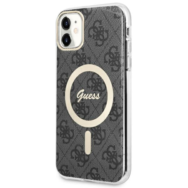 Guess 4G MagSafe dėklas iPhone 11 – juodas -- iPhone 11