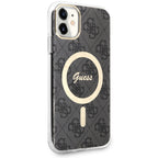 Guess 4G MagSafe dėklas iPhone 11 – juodas -- iPhone 11