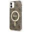 Guess 4G MagSafe dėklas iPhone 11 – rudas -- iPhone 11