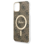 Guess 4G MagSafe dėklas iPhone 11 – rudas -- iPhone 11