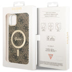 Guess 4G MagSafe dėklas iPhone 11 – rudas -- iPhone 11