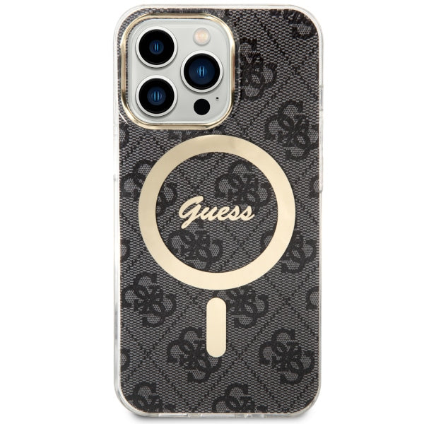 Guess MagSafe dėklas iPhone 13/13 Pro – juodas