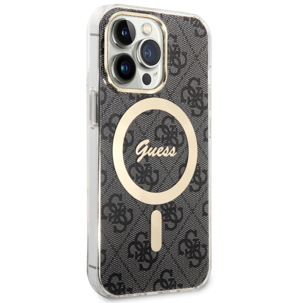 Guess MagSafe dėklas iPhone 13/13 Pro – juodas