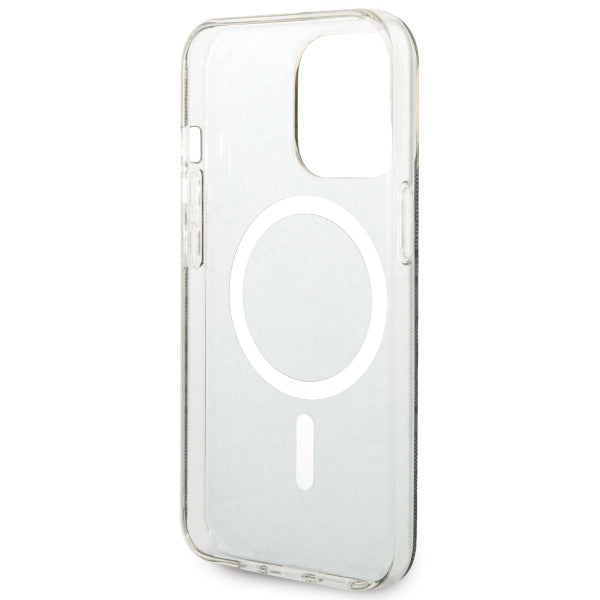 Guess 4G MagSafe dėklas iPhone 13/13 Pro – rudas