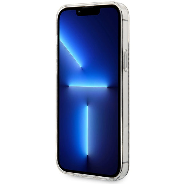 Guess MagSafe dėklas iPhone 13 Pro Max – rudas 4G