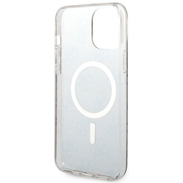 Guess MagSafe dėklas iPhone 13 Pro Max – rudas 4G