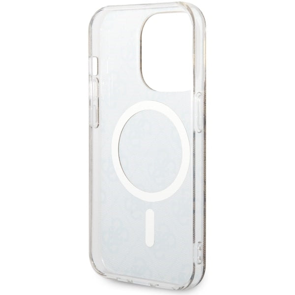 Guess MagSafe dėklas iPhone 14 Pro – rudas 4G