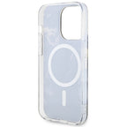 Guess MagSafe dėklas iPhone 14 Pro – juodas marmuras