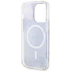 Guess MagSafe dėklas iPhone 14 Pro – violetinis