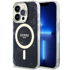Guess MagSafe dėklas iPhone 14 Pro – juodas marmuras -- iPhone 14 Pro