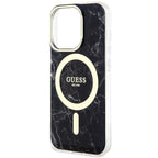 Guess MagSafe dėklas iPhone 14 Pro – juodas marmuras -- iPhone 14 Pro