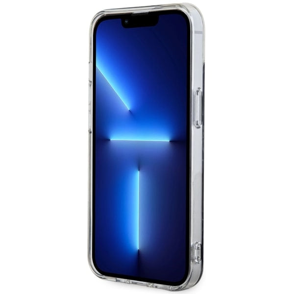 Guess Marble MagSafe dėklas iPhone 14 Plus – juodas -- iPhone 14 Plus