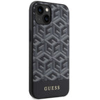 Guess G Cube MagSafe dėklas iPhone 14 – juodas