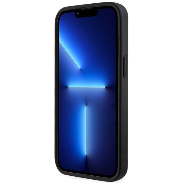 Guess G Cube MagSafe dėklas iPhone 14 – juodas