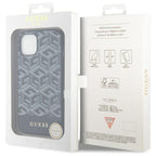 Guess G Cube MagSafe dėklas iPhone 14 – juodas