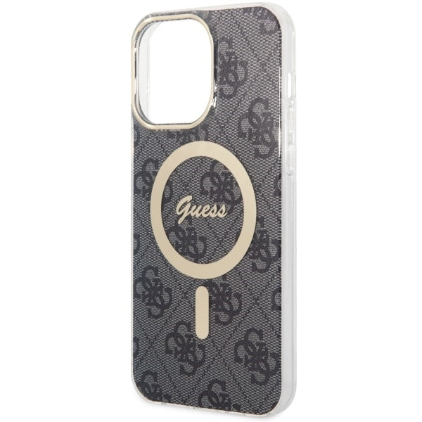 Guess MagSafe dėklas iPhone 14 Pro Max – juodas