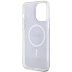 Guess 4G MagSafe dėklas iPhone 14 Pro Max – violetinis