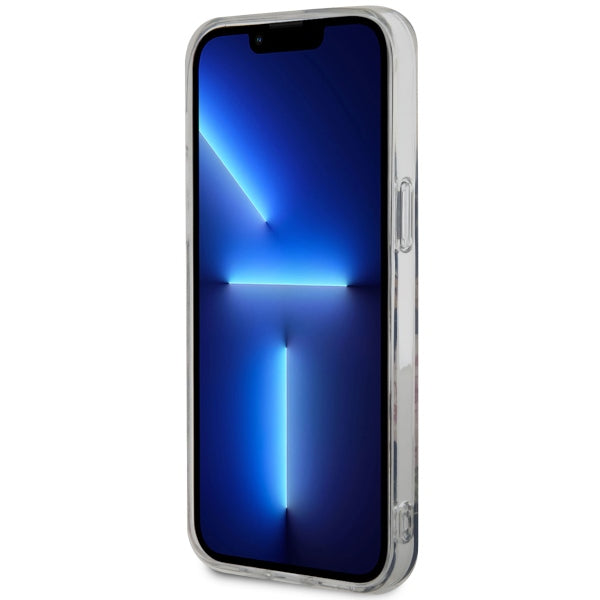 Guess MagSafe dėklas iPhone 14 Pro Max – juodas, gėlės