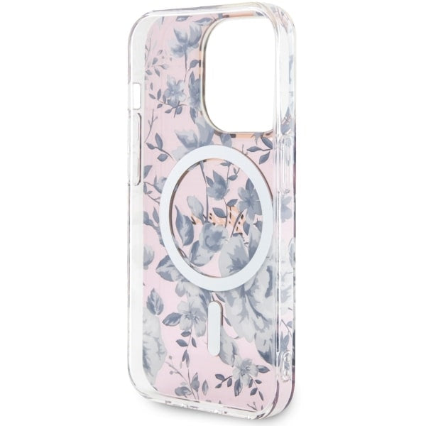 Guess MagSafe dėklas iPhone 14 Pro Max – rožinis