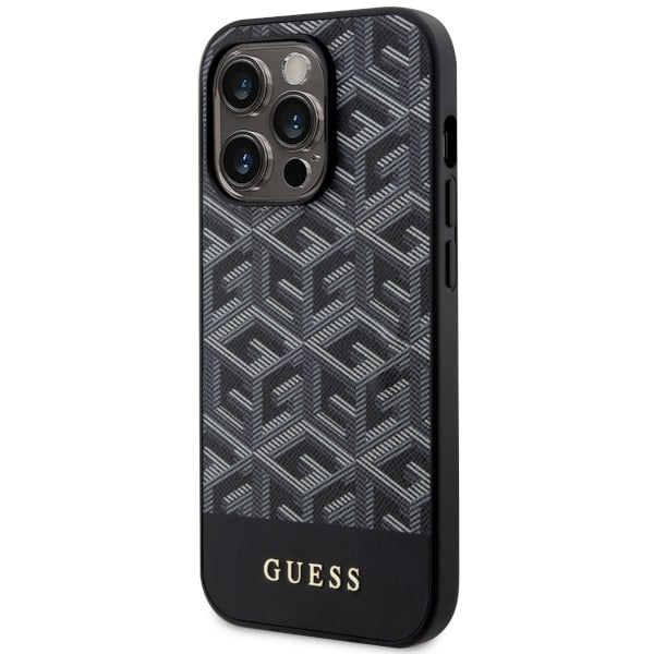 Guess MagSafe dėklas iPhone 14 Pro Max – juodas