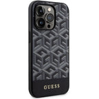 Guess MagSafe dėklas iPhone 14 Pro Max – juodas