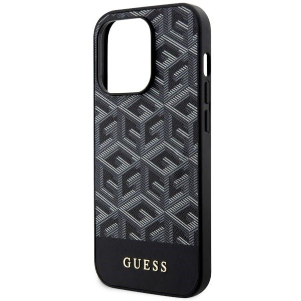 Guess MagSafe dėklas iPhone 14 Pro Max – juodas