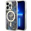 Guess Leopard MagSafe dėklas iPhone 14 Pro Max – mėlynas -- iPhone 14 Pro Max