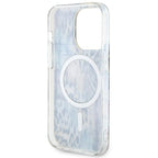 Guess Leopard MagSafe dėklas iPhone 14 Pro Max – mėlynas -- iPhone 14 Pro Max