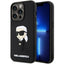 Karl Lagerfeld 3D Rubber Icon dėklas iPhone 14 Pro – juodas -- iPhone 14 Pro