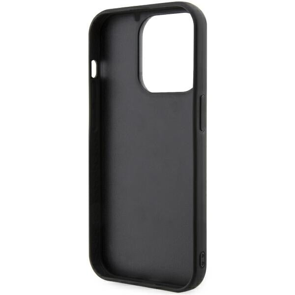Karl Lagerfeld 3D Rubber Icon dėklas iPhone 14 Pro – juodas -- iPhone 14 Pro