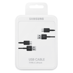 Samsung USB C Laidas 480Mbps 5A 1.5m (EP-DG930MBEGWW) - juodas (2 vnt. rinkinys)