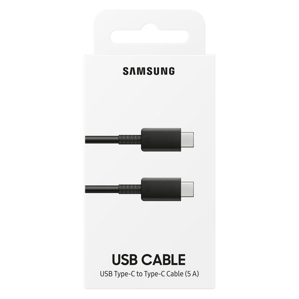 Samsung USB C Laidas 480Mbps 5A 1m (EP-DN975BBEGWW) - juodas