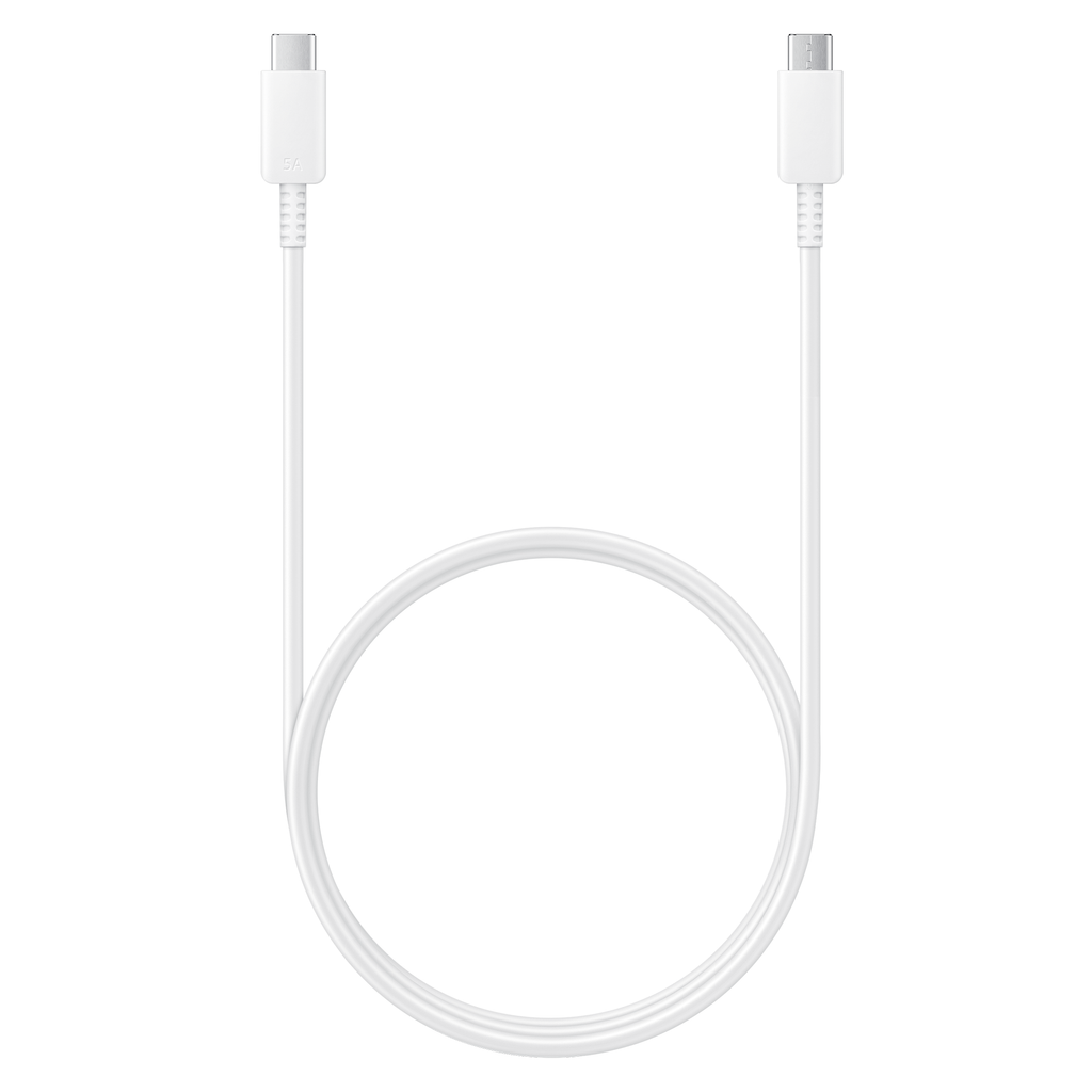 Samsung laidas USB-C - USB-C EP-DN975BWEGWW 5A 480Mb/s 1m baltas