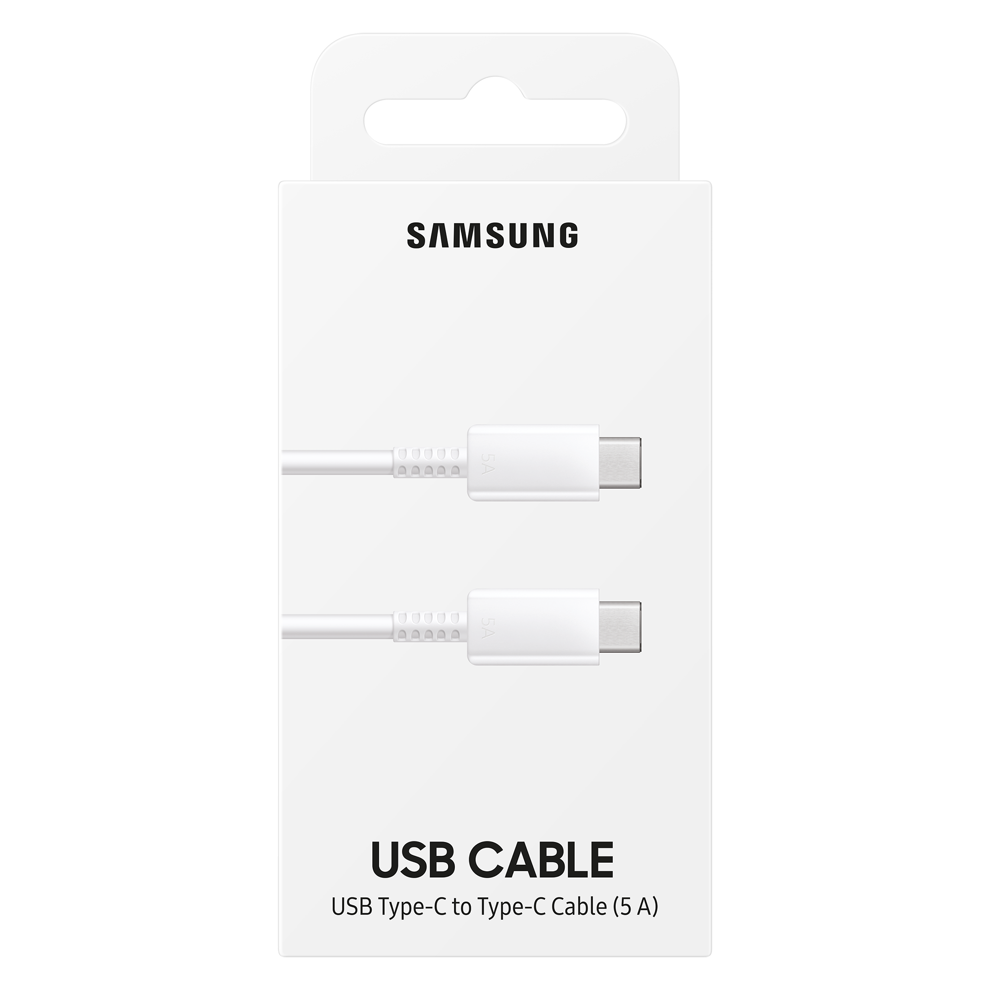 Samsung laidas USB-C - USB-C EP-DN975BWEGWW 5A 480Mb/s 1m baltas