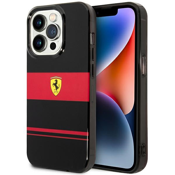 Ferrari MagSafe dėklas iPhone 14 Pro – juodas