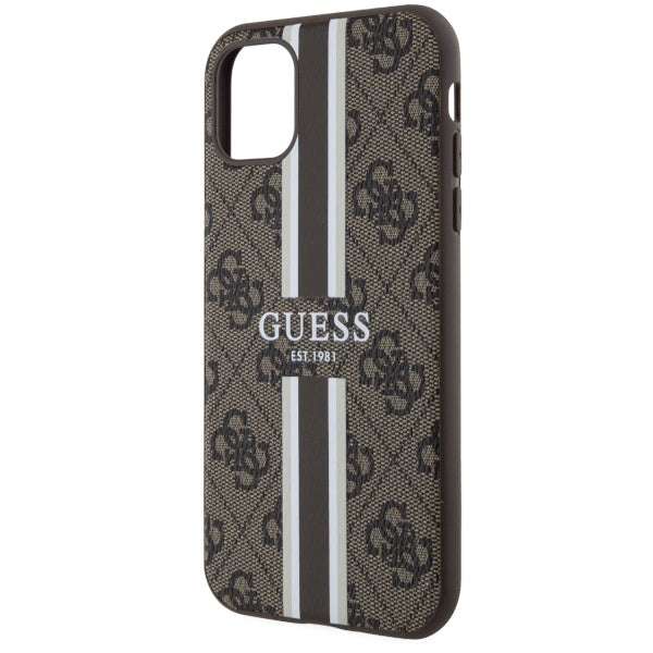 Guess MagSafe dėklas iPhone 11/XR – rudas -- iPhone 11