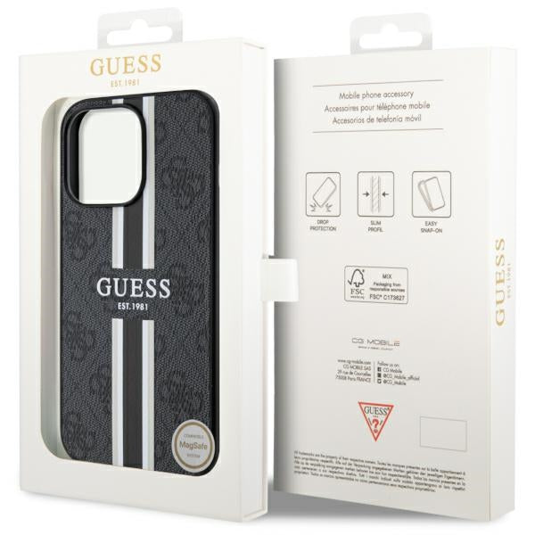 Guess MagSafe dėklas iPhone 13/13 Pro – juodas