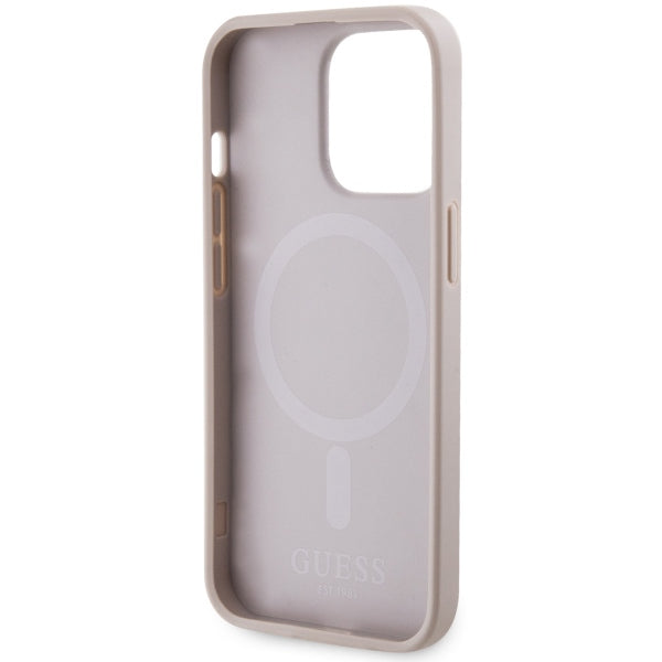 Guess MagSafe dėklas iPhone 13/13 Pro – rožinis