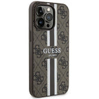 Guess MagSafe dėklas iPhone 13/13 Pro – rudas