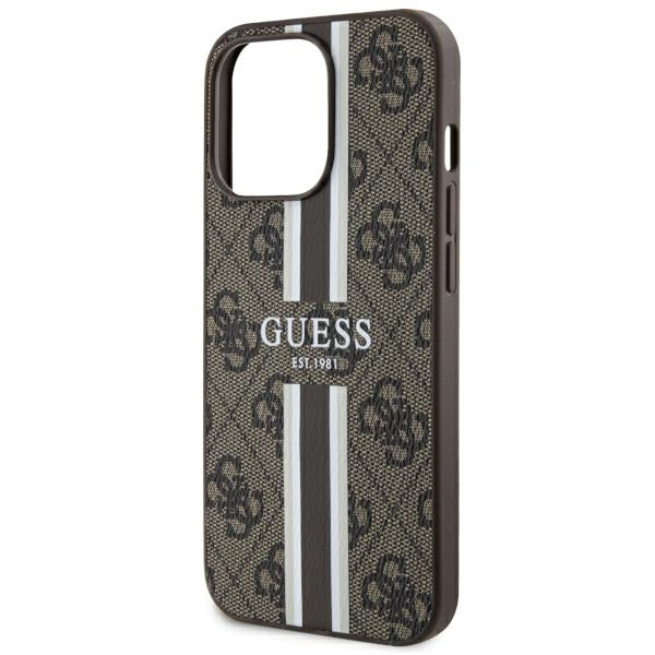 Guess MagSafe dėklas iPhone 13/13 Pro – rudas