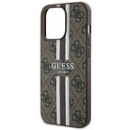 Guess MagSafe dėklas iPhone 13/13 Pro – rudas
