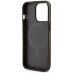 Guess MagSafe dėklas iPhone 13/13 Pro – rudas